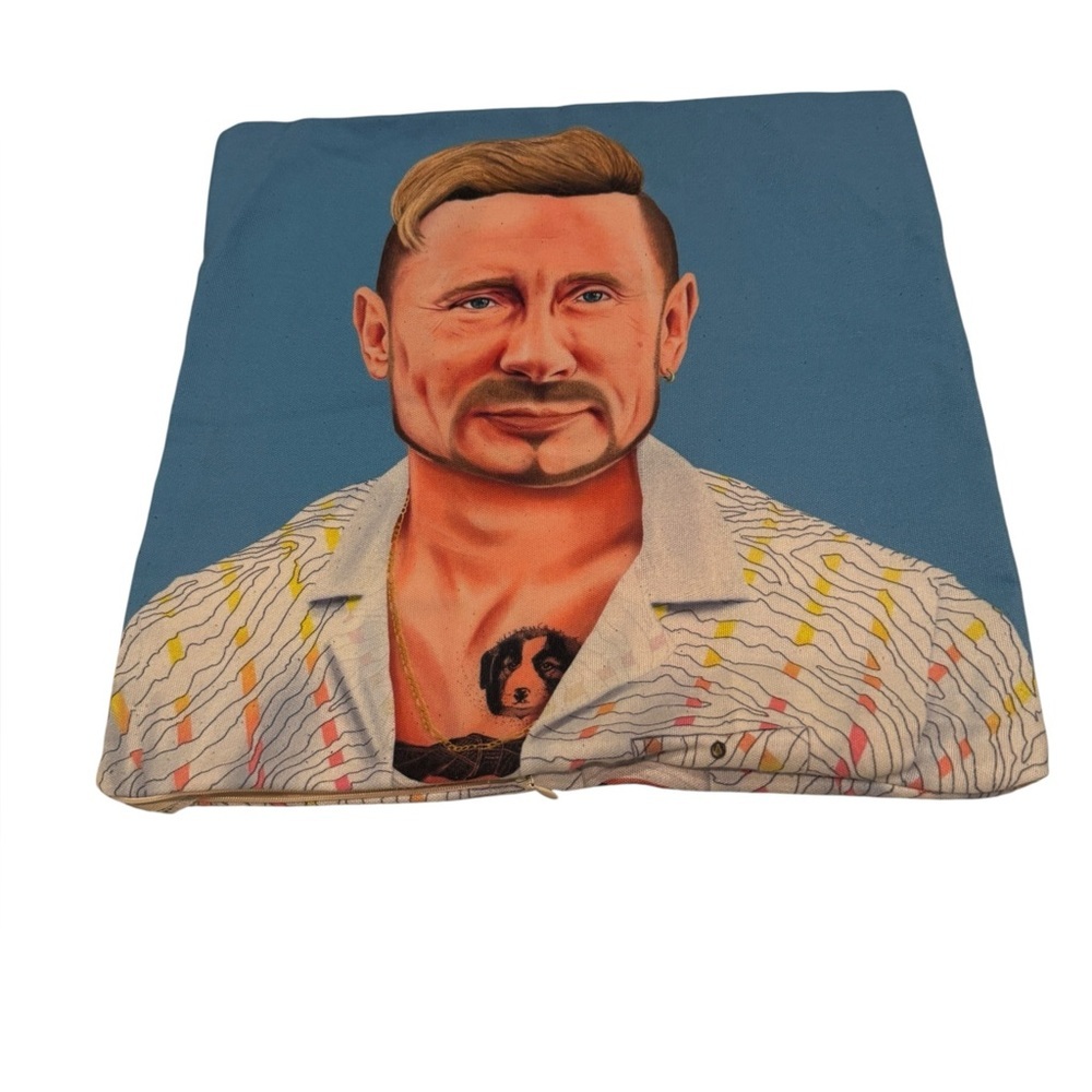 Society6 Pillow Case of Hipster Vladimir Putin. Pillow Insert NOT Included